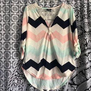 Rue 21 Chevron Blouse